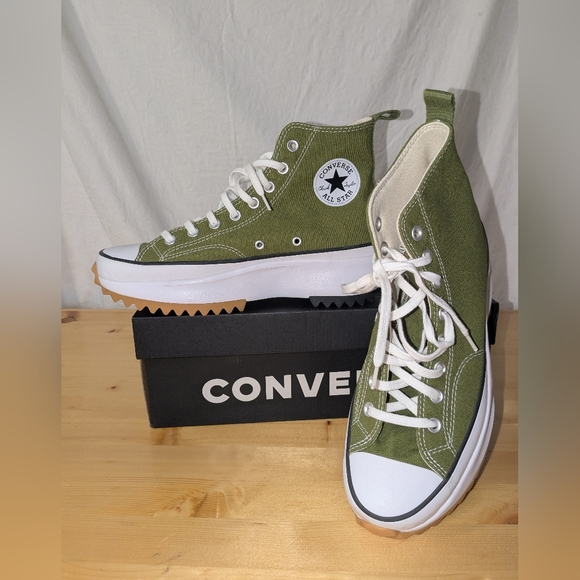 Converse Green High-Top Sneakers - Picture 3 of 7
